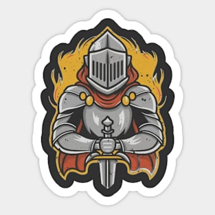 Proud Knight Sticker